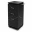 Salon Trolley - Black Marble Drawer Storage Unit