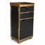 Salon Trolley - Black & Gold Lockable Storage Trolley