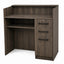 Reception Desk - Wood Effect Illuminated Counter