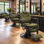 Barber Chair - Elite Green & Matte Black Accents