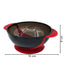 Eson - Hair Colour Mixing Bowl Anti-fall Suction Cup (Red) - Eson Direct