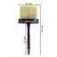 Eson - Long Handle Wooden Neck Duster Brush 25x10cm (Brown) - Eson Direct