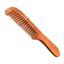 Eson - Moustache & Beard Comb Natural Cherry Wood With Handle 17cm - Eson Direct