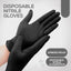 Eson - Nitrile Disposable Black Gloves Latex & Powder Free