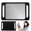 Eson - Two Handed Salon Mirror Plastic Black 40.6x25.4cm
