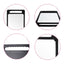 Eson - Two Handed Salon Mirror Plastic Black 40.6x25.4cm