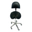 Eson - Saddle Chair with Backrest Ergonomic Rolling Stool for Salon & Clinic