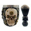 Eson - Shaving Bowl And Brush Sets Skull 9.5x7cm