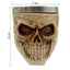 Eson - Shaving Bowl Stainless Steel Grinning Skull 8x7cm - Eson Direct