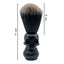 Eson - Shaving Brush Skull Wooden Handle 17x5cm (Black)