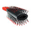 Eson - Vent Hair Brush Double Sided Tunnel 20x4cm (Red) - Eson Direct