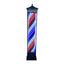 Gabri - Floor Barber Pole Lantern Style Digital Led Light 1.8m