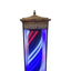 Gabri - Floor Barber Pole Lantern Style Digital Led Light 1.8m