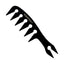 Gamma+ - Hair Comb Texture Wide Tooth 18cm