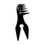 Gamma+ - Hair Comb Texture Wide Tooth 18cm