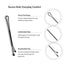 Eson - Black Flat Hair Pins – Ball-Tipped 6cm
