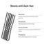Eson - Black Wavy U-Pins – Bun & Updo Hair Pins 5cm