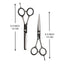 Kiepe - 212 School Scissors Kit Blending & Cutting Scissors 5.5 Inch (14cm)