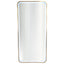 Salon Mirror - Rectangular LED with Gold Frame & Border Light