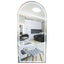 Salon Mirror - Arched LED with Gold Frame & Border Light