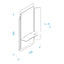 Alpeda - Noah Wall Styling Station (Black Frame)