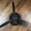 Eson - Industrial Retro Airplane Propeller Iron Wall Hanging Clock