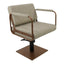 Alpeda - Round Styling Chair (Bronze Finish)