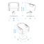 Alpeda - Sacha Styling Chair (Rose Gold Finish)