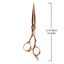 Samurai - 101-630 Classic Pro Rose Gold Premium Scissors 5.75 Inch (14.5cm)