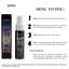 Sevich - Temporary Hair Colour Liquid Shimmer Spray Black 30ml