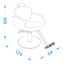 Alpeda - Uniq Salon Make Up Chair