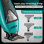 VGR - Professional Hair Trimmer with 3 Interchangeable Covers (V-035T)