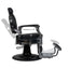 Barber Chair - Vintage Style Black & Chrome Accents