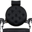 Barber Chair - Vintage Style Black & Chrome Accents
