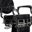 Barber Chair - Vintage Style Black & Chrome Accents