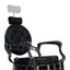 Barber Chair - Vintage Style Black & Chrome Accents