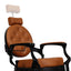 Barber Chair - Vintage Style Camel & Black Accents
