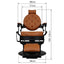 Barber Chair - Vintage Style Camel & Black Accents