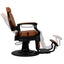 Barber Chair - Vintage Style Camel & Black Accents