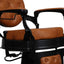 Barber Chair - Vintage Style Camel & Black Accents