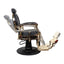 Barber Chair - Vintage Style Black & Gold Accents