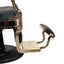 Barber Chair - Vintage Style Black & Gold Accents