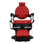 Barber Chair - Vintage Style Red & Black Accents