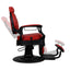 Barber Chair - Vintage Style Red & Black Accents