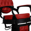 Barber Chair - Vintage Style Red & Black Accents