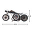 Eson - Vintage Retro Miniature Motorbike Clock 20cm
