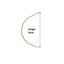 Hair Made Easi - Curved Weaving Needles Gold 6cm 10 Pack