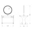 Alpeda - Woody Circle Wall Styling Station